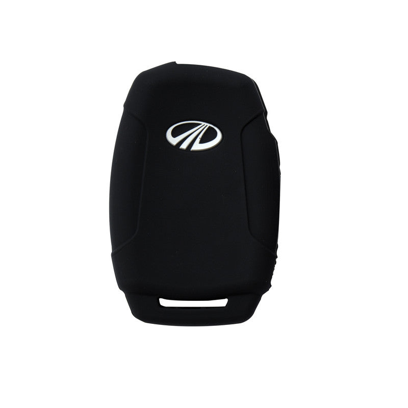 silicon-car-key-cover-mahindra-xuv300-black