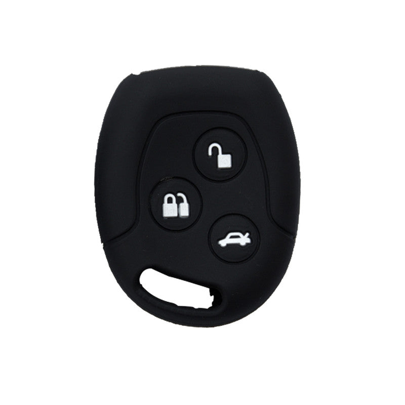 silicon-car-key-cover-ford-fusion-black