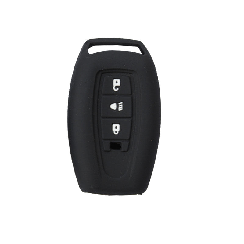 silicon-car-key-cover-tata-aria-black-button-key