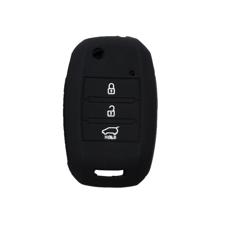 silicon-car-key-cover-kia-3button-flipkey-black