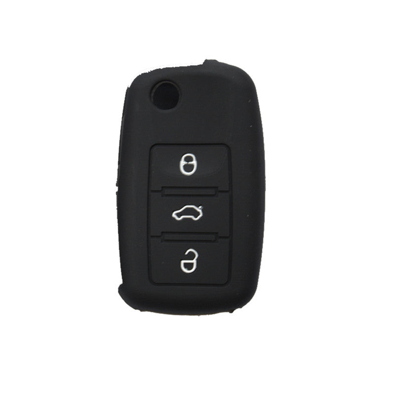 silicon-car-key-cover-volkswagen-vento-black