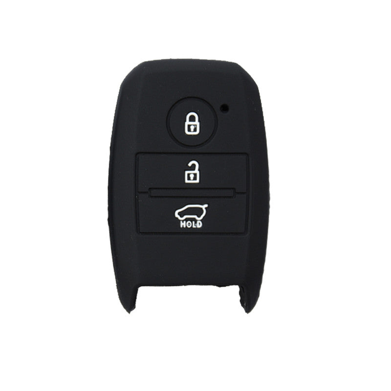 silicon-car-key-cover-kia-3button-key-black