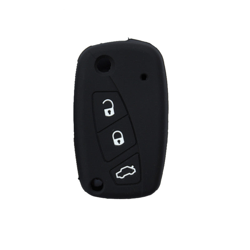 silicon-car-key-cover-fiat-punto-black