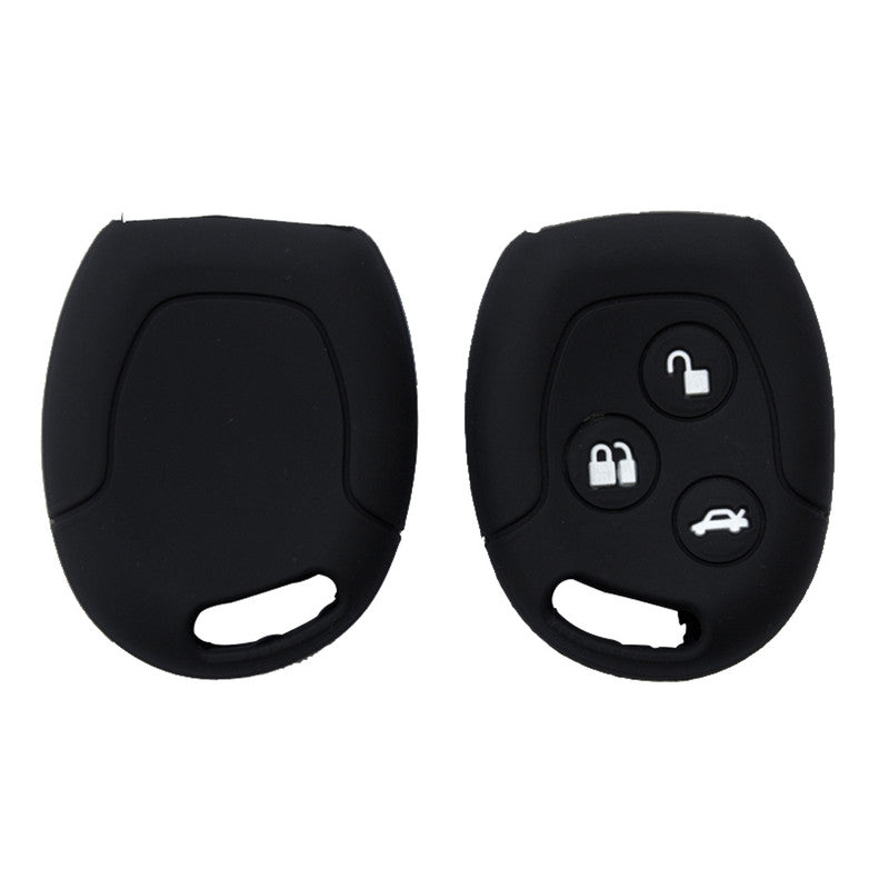 silicon-car-key-cover-ford-fusion-black