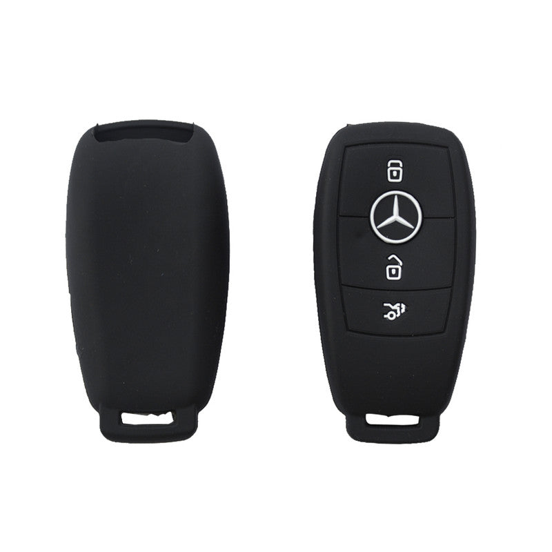silicon-car-key-cover-mercedes-benz-e-class-1-black