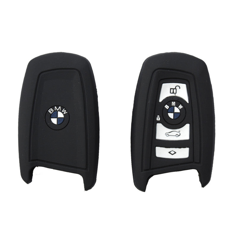 silicon-car-key-cover-bmw-5-series-black