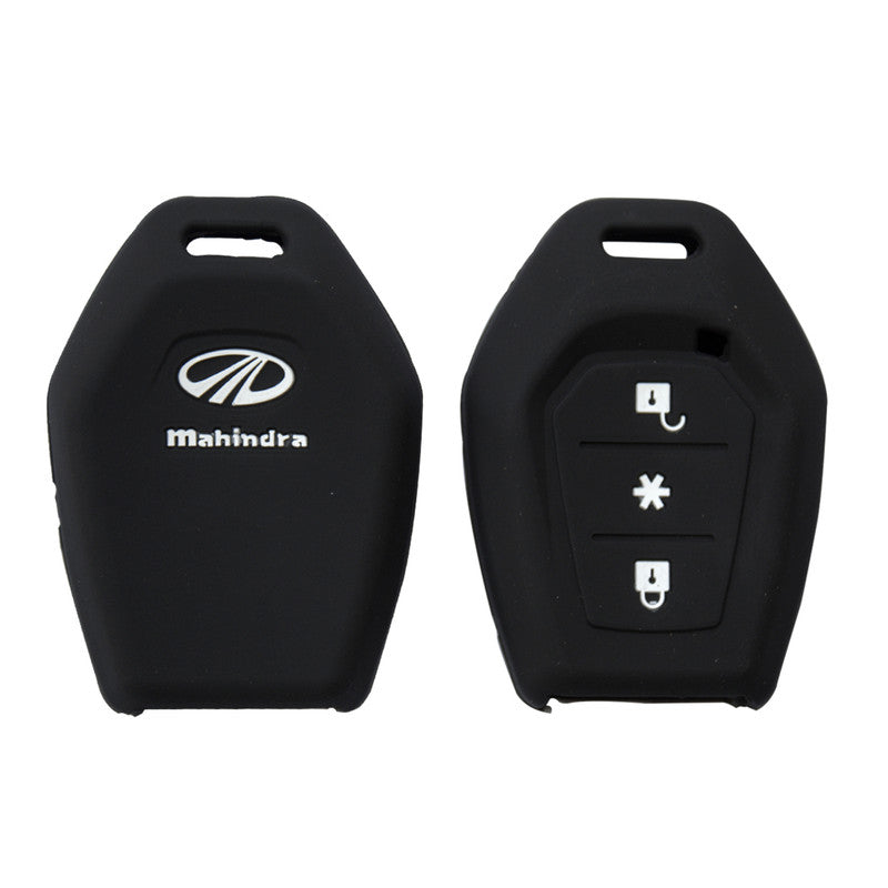 silicon-car-key-cover-mahindra-tuv300-black