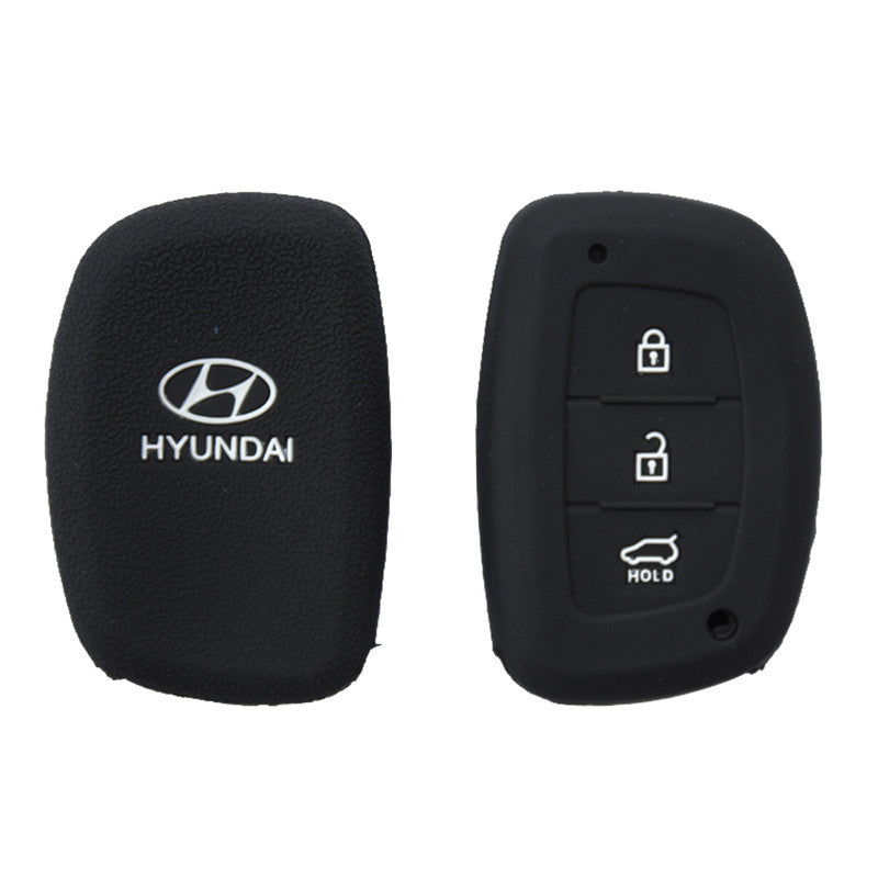 silicon-car-key-cover-hyundai-i20-elite-keyless-black