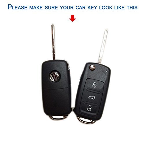 silicon-car-key-cover-volkswagen-jetta-black