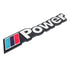 Metal-Alloy-Aluminum-Chrome-Sticker-Badge-Decal-Emblem-MPower-Metallic