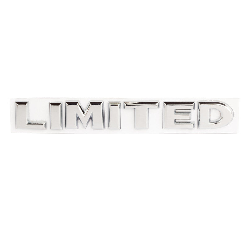 Metal-Alloy-Aluminum-Chrome-Sticker-Badge-Decal-Emblem-Limited-Metallic