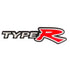 Metal-Alloy-Aluminum-Chrome-Sticker-Badge-Decal-Emblem-Type-R-Metallic