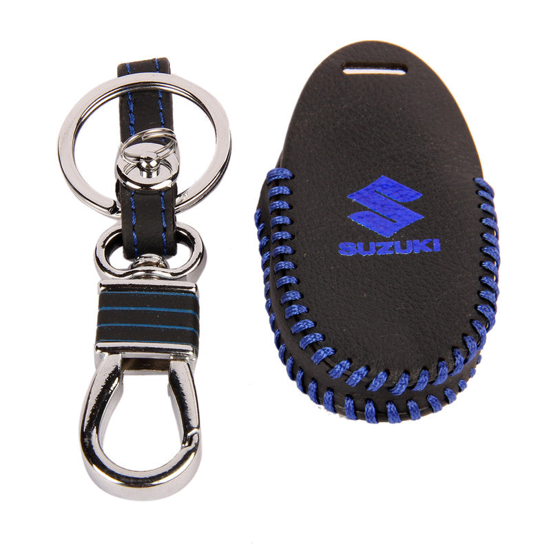 leather-car-key-cover-maruti-suzuki-breeza-2buttonkey