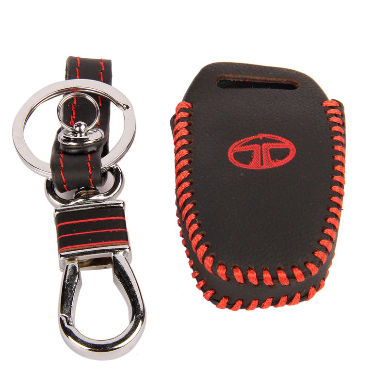 leather-car-key-cover-tata-aria-3button-key