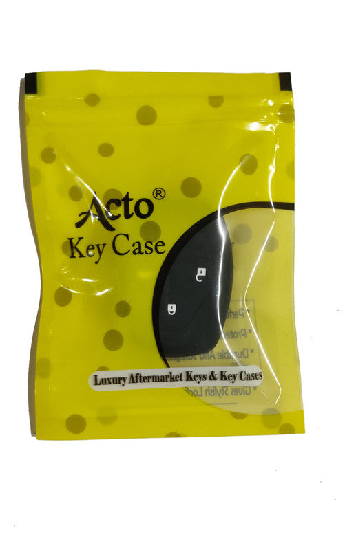 Acto Silicone Car Key Cover for Tata Bolt Black